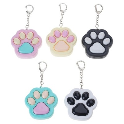 Cat Paw Shaped Keychain Stress Relief Press Toy Portable