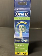 Oral-B Cross Action Cleanmaxamiser Toothbrush Heads XXXL Pack 10 Ct