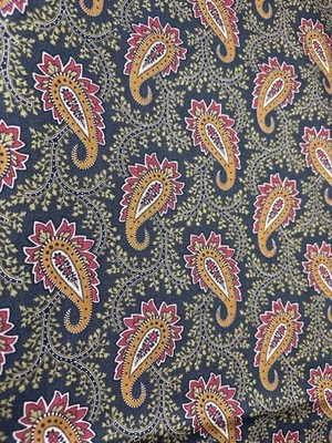 Jo Morton For Andover Fabrics 2012 Paisley Cotton Fabric 1/2 yard x 44''