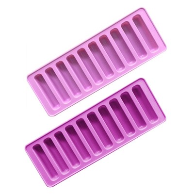 10 Holes Cylinders Ice Tray Silicones Ice Making Tool for Cocktails Coffee