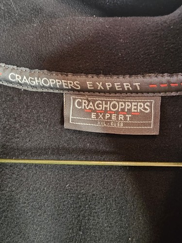 Craghoppers Men's Half Zip Fleece Stonehenge Black XXL NWT - Picture 2 of 5