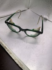 Vintage CESCO Green Safety Glasses With Shielded Sides Steampunk Retro Costume