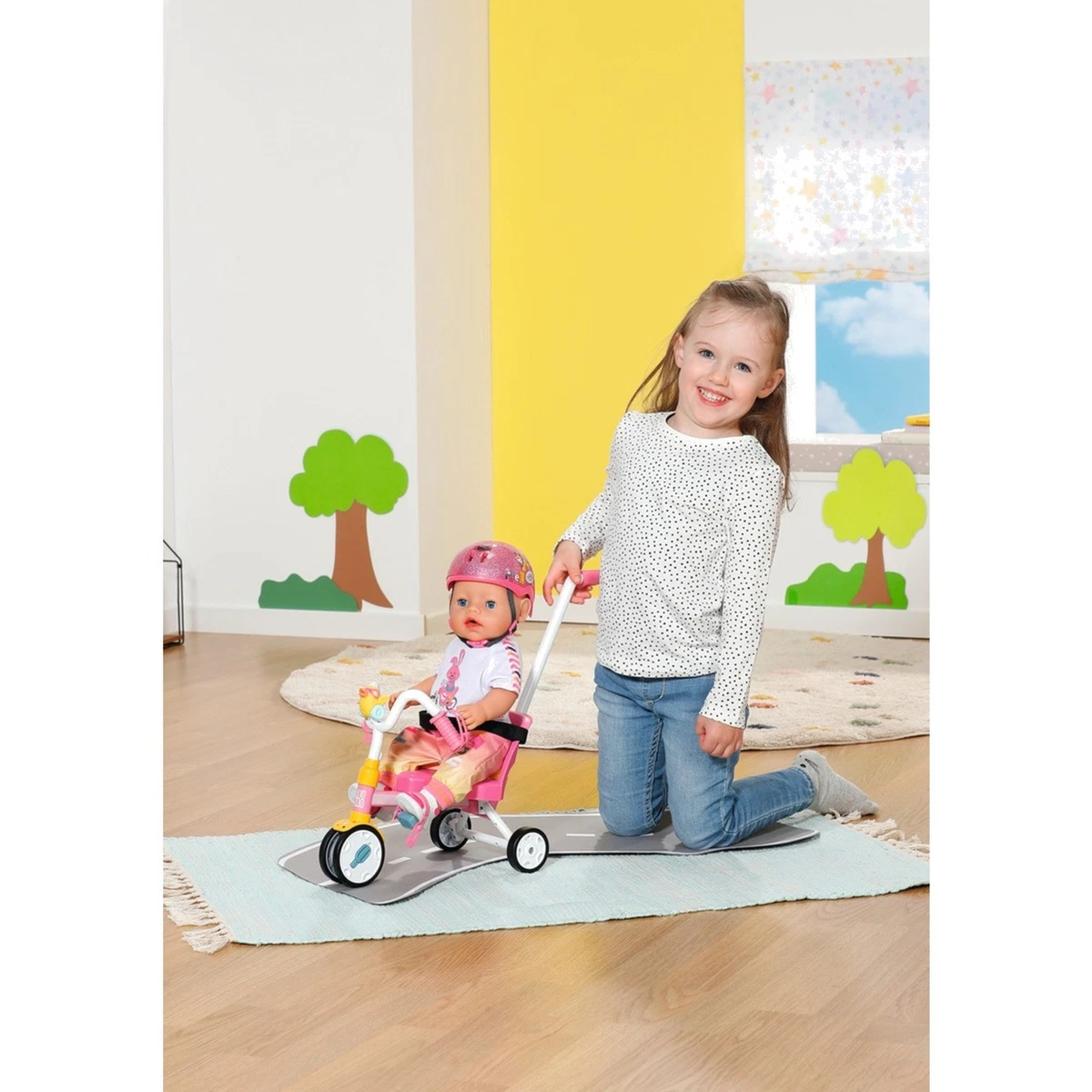 ZAPF CREATION Triciclo de juguete para muñecas BABY BORN TRIKE