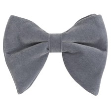 Alizeal Velvet Pre-tied Adjustable Bow Tie for Men Oversize Formal Solid Tuxedo