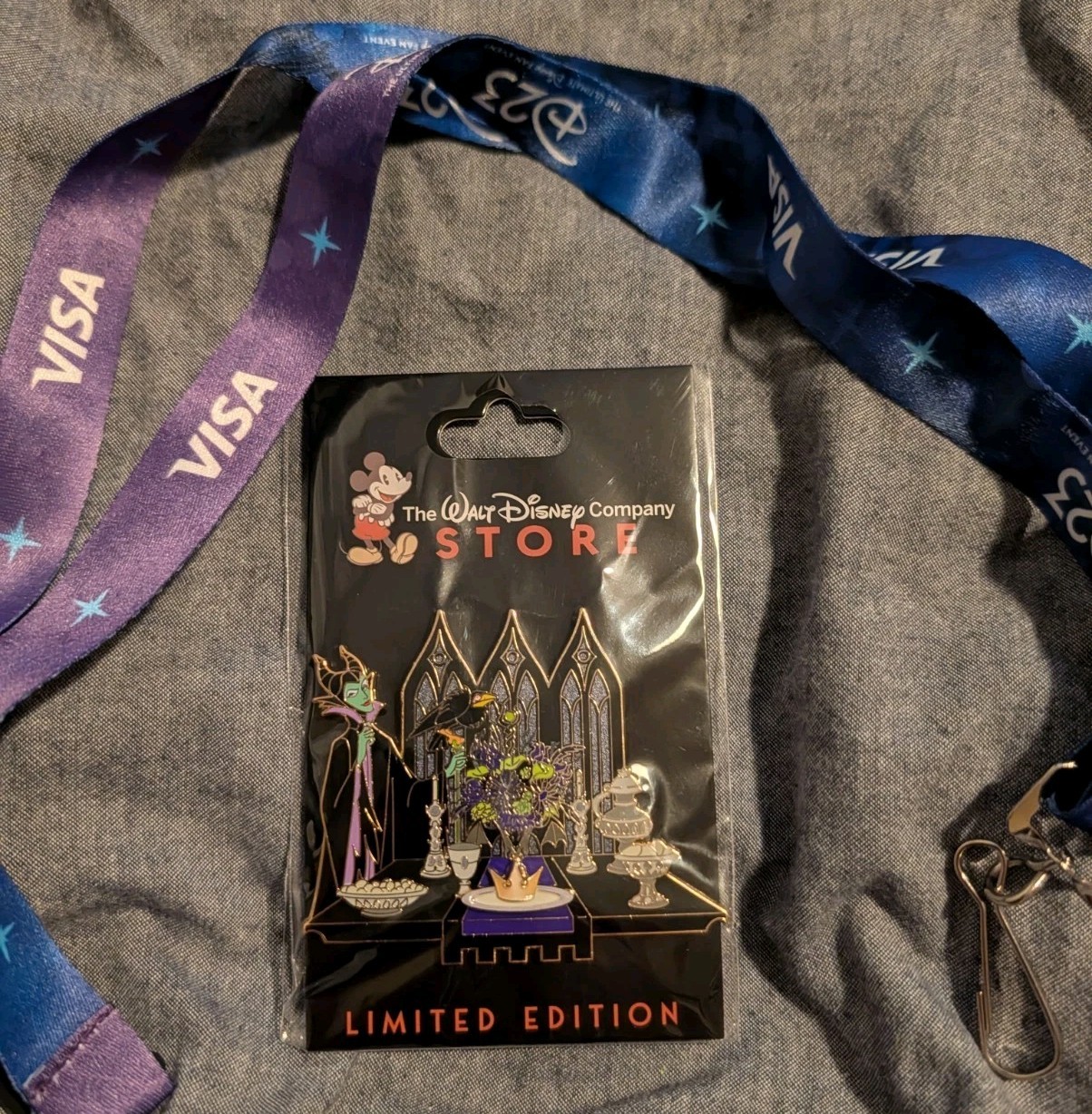 Walt Disney Company Store Table for One TWDC Pin D23 Maleficent 2026 Princess