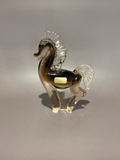 Murano Sommerso Glass Horse Figurine By V. Na...