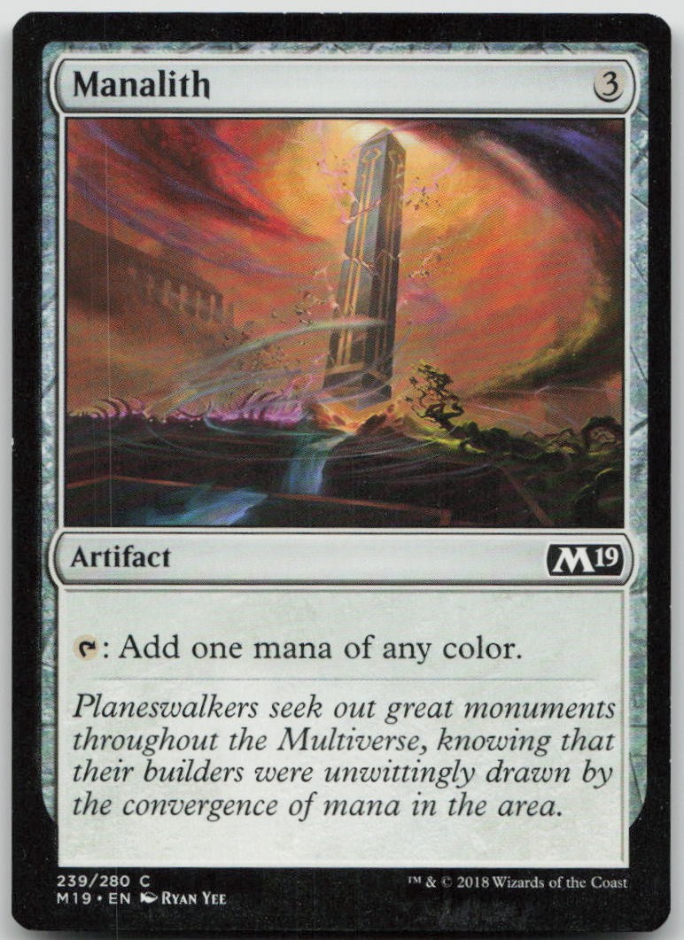 Manalith #239 Common Core Set 2019 Magic: The Gathering Warped