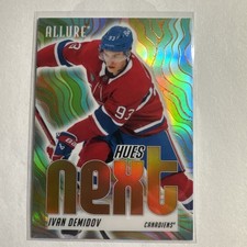 Ivan Demidov RC 2025-26 Allure Hues Next Orange Parallel HN-1 Montreal Canadiens