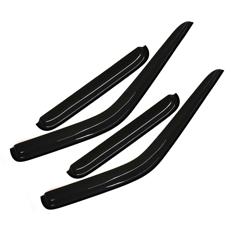 Fits 2000-2004 Nissan Frontier Crew Cab Sun Rain Guard Vent Window Visors Foto 4 de 4