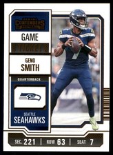2023 Panini Contenders #90 Geno Smith Game Ticket Bronze