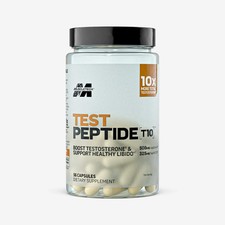 MuscleTech Test Peptide T10 56 Capsules 28 Servings EXP 04/29