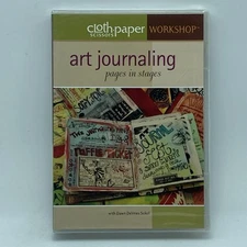 Cloth Paper Scissors Workshop: Art Journaling - Pages in Stages DVD 2010 DIY NEW