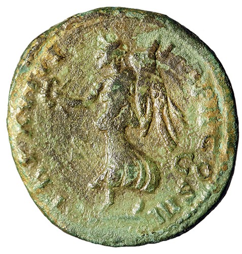 Marco Aurelio Dupondio "Vittoria" raro molto bello - Foto 2 di 5