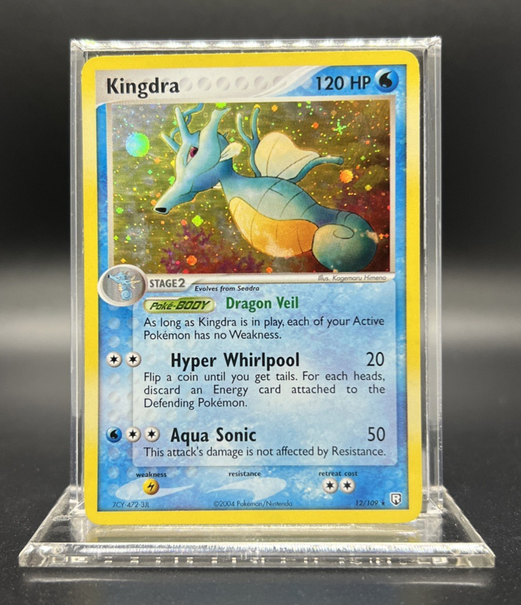 Pokemon Kingdra 12/109 Team Rocket Returns Holo - NEAR MINT