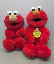 Sesame Street ABC ELMO  TALKING ELMO plush stuffed doll Kid Dimension 1992 1993