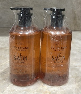 NEW L'OCCITANE Le Savon Liquid Hand Soap Lavender 500mL 16.9 oz Pack of 2
