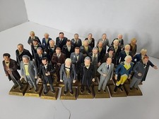 Vintage MARX Lot of 30 US Presidents Plastic Toy Figures 1960  s Good Condition