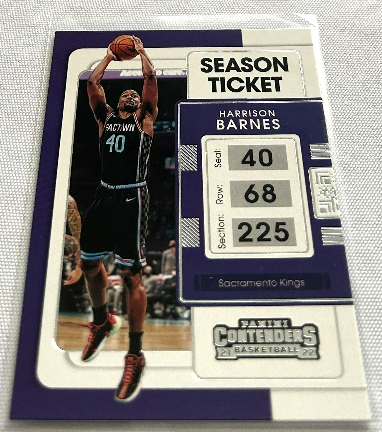2021-22 Panini Contenders Basketball Harrison Barnes Sacramento Kings #79