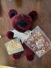 Grateful Dead Bean Bear All Access w/ Tags Liquid Blue Limited Edition EX 