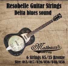 Matteacci's Resobelle Corde Chitarra Resofonica Dobro National 