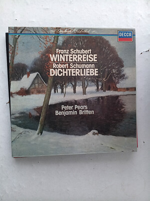 LP Schallplatte Vinyl, Schubert Winterreise, Schumann Dichterliebe DECCA 2er Box