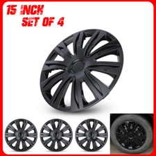 15 Set Of 415in Wheel Covers Snap On Full Hub Caps For R15 Tire Steel Rim