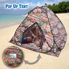 Portable Camouflage Camo Camping Hiking Instant Easy Setup Outdoor Pop Up Tent