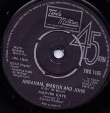 Marvin Gaye " Abraham,martin And John"   "BEN"  Michael Jackson 7" single