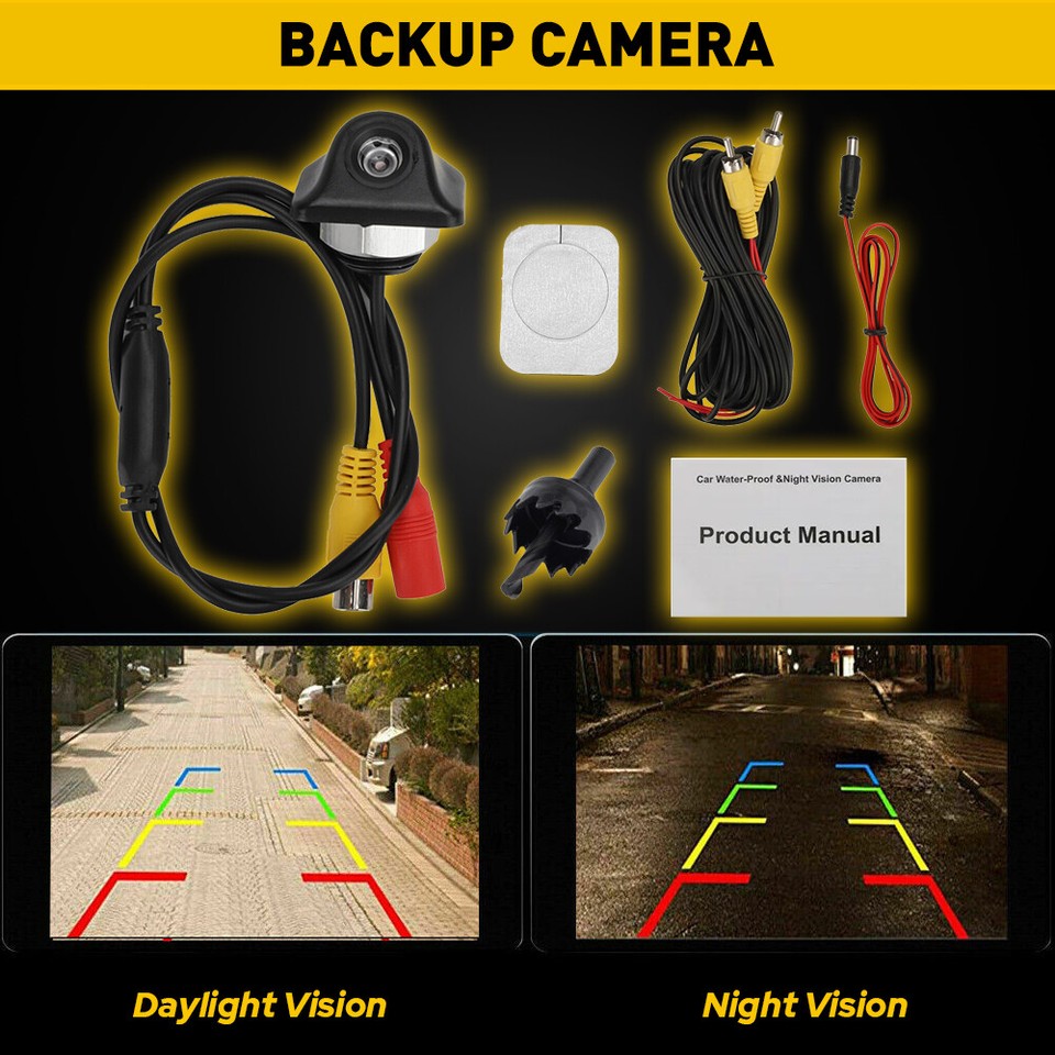 Car Rear View Reverse Camera Parking Backup Cam HD Night Vision ...