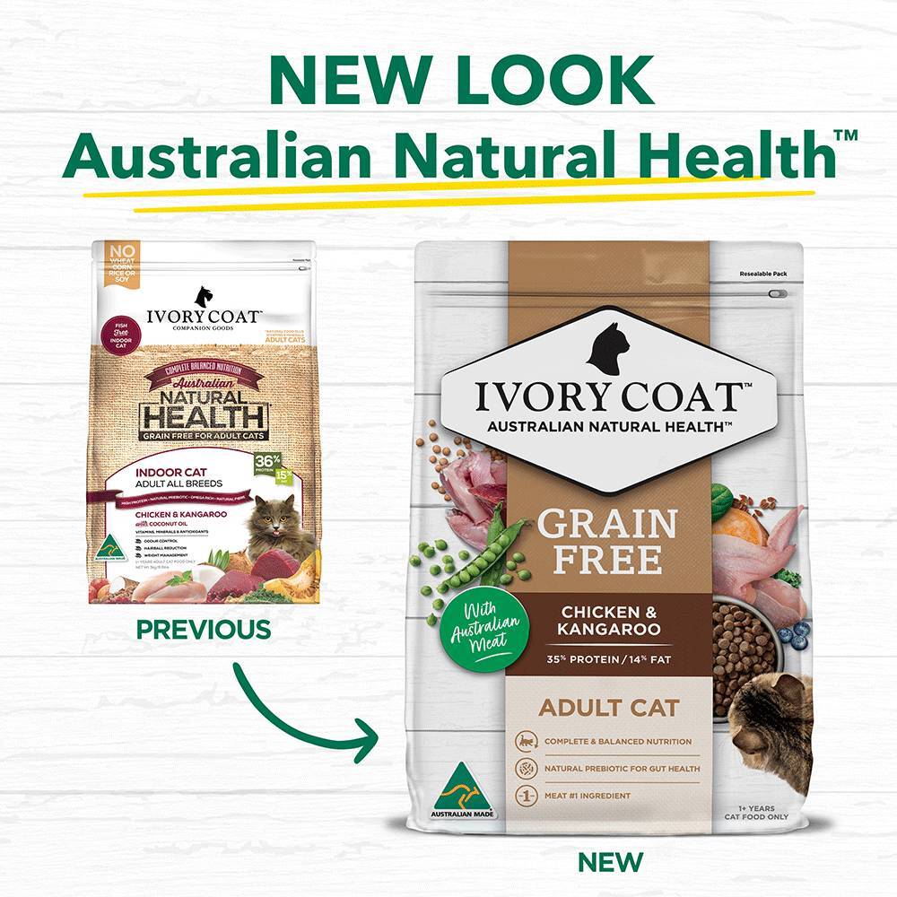 Ivory Coat Cat Food Indoor Chicken & Kangaroo 3kg for sale online eBay