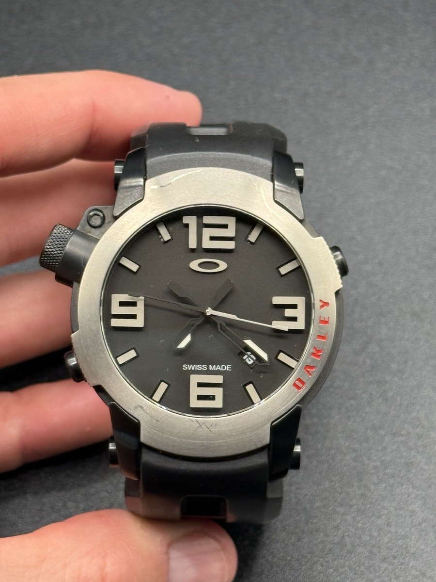Oakley Kill Switch Stealth w/Black Dial Titanium Bezel Watch | eBay