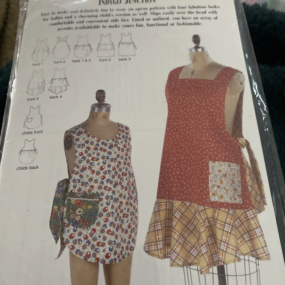 Indigo Junction IJ731 Stylish Smock Sz S M L XL Uncut Mary Ann Donze Pattern New - Image 2 of 2