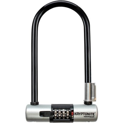 Kryptonite Kryptolok Combo Standard Bügelschloss mit Halterung Sold Secure Gold
