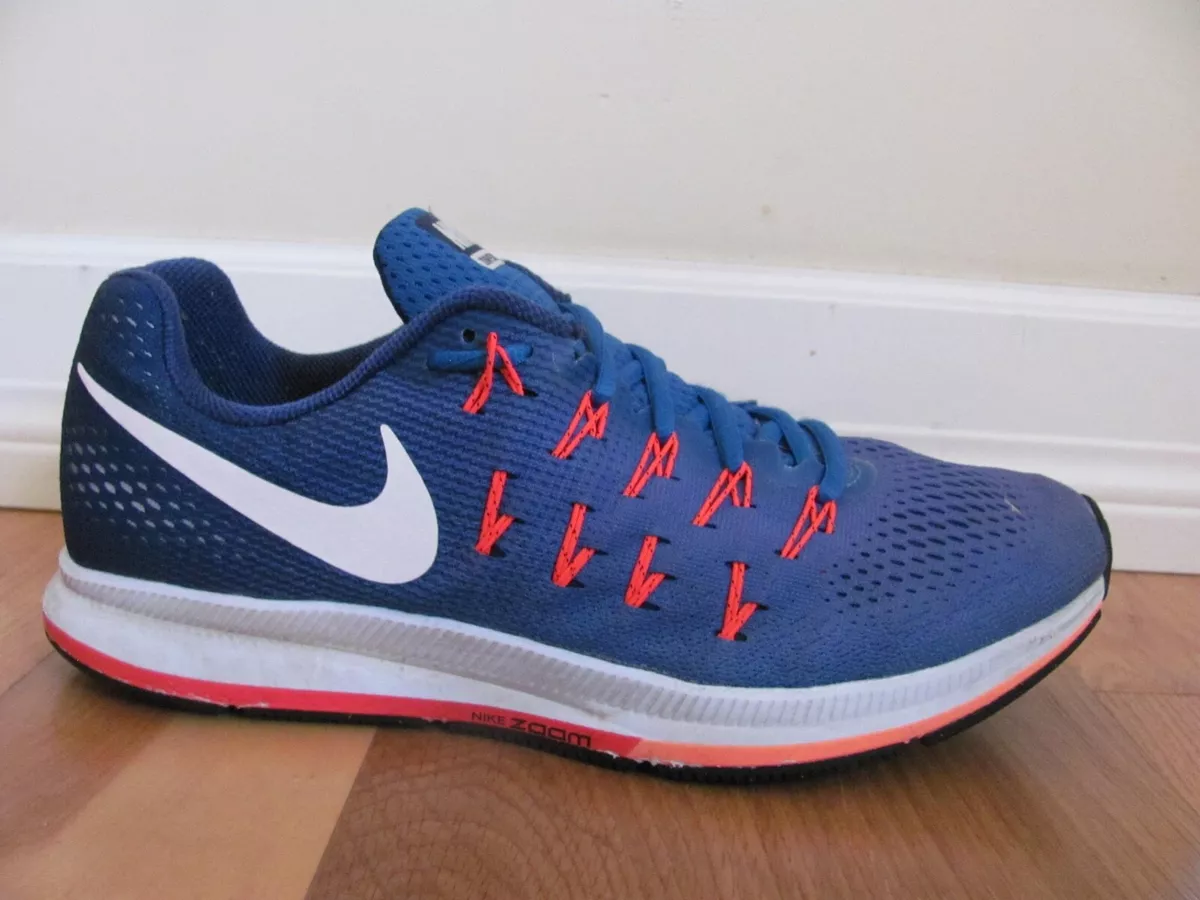 Nike Zoom Pegasus 33 Blue Mesh Running 831352-403 10M | eBay