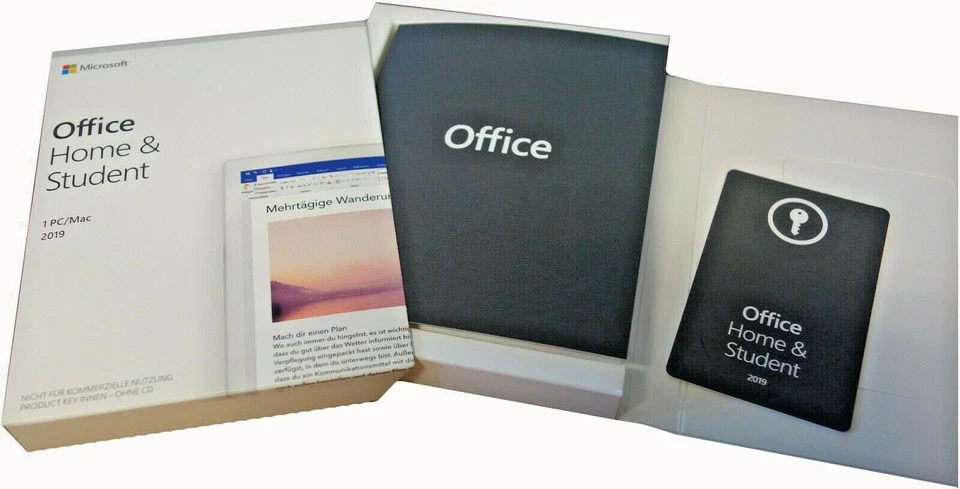 Microsoft Office Home and Student 2019 | BOX | 1 PC / Mac | Dauerlizenz | ML | D - Bild 3 von 4
