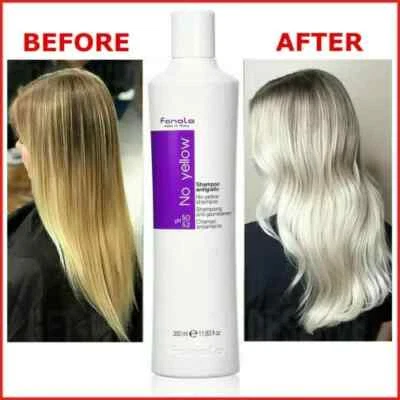 NEW Fanola No Yellow Shampoo Purple Toner Blond Anti Yellow Hair Care 350 ML NEW