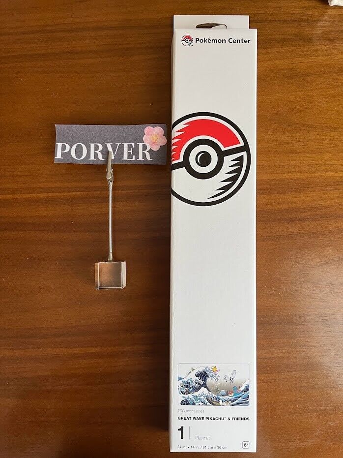 Pokemon TCG Playmat Great Wave Pikachu World Championships Pokemon TCG Playmat Great Wave Pikachu World Championships