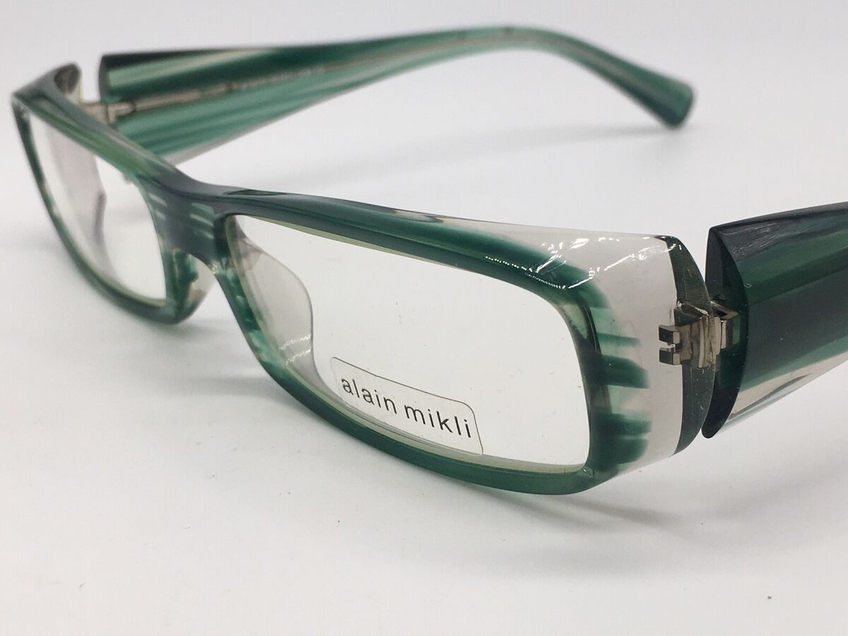 ALAIN MIKLI Brille Damen Grün Rechteckig Transparent Flex ALAIN MIKLI Brille Damen Grün Rechteckig Transparent Flex