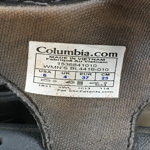 Columbia Sport Sandal Womens 6 Black Sunlight Ven Strappy Slingback BL4416-010 - Picture 14 of 15