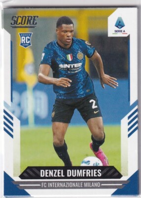 Panini FIFA Score 2021-22 Serie A Nr. 4 Denzel Dumfries Rookie Card RC