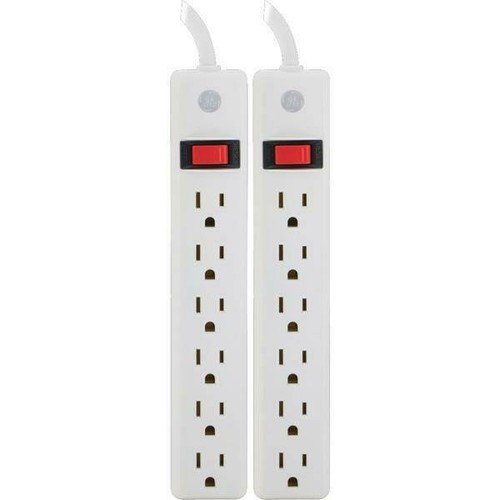Rallonge Temporaire Albert SLP 6 Sorties – 6M15-6, 125V 15A, 1,8 Mètres