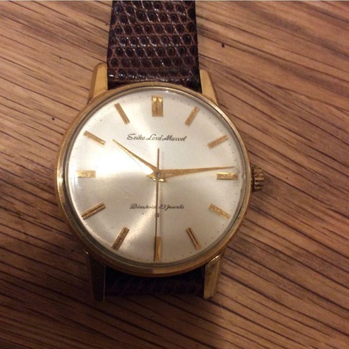 Vintage Men's Seiko Watch lord marvel 
