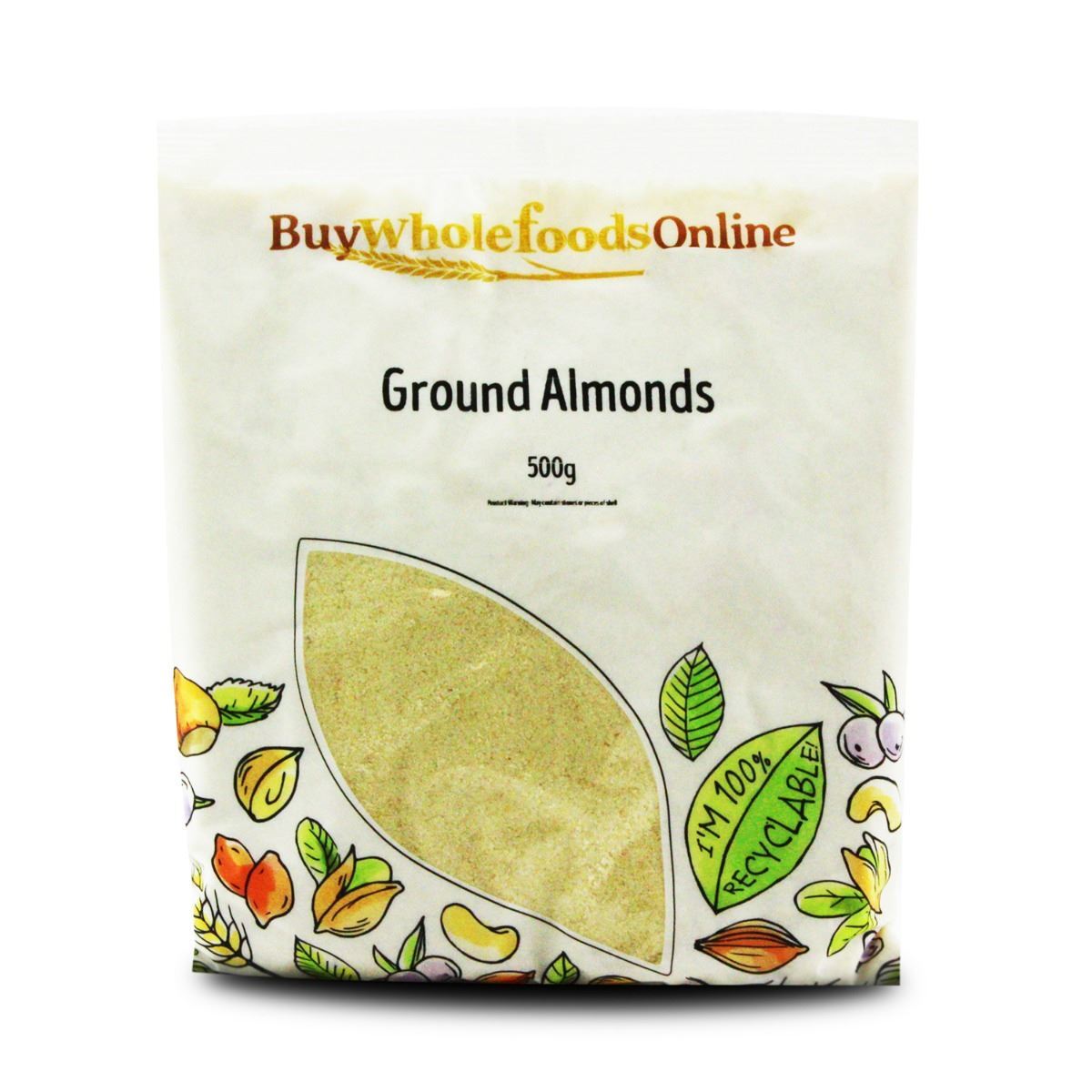 Ground Almonds 500g | BWFO | Free UK Mainland P&P