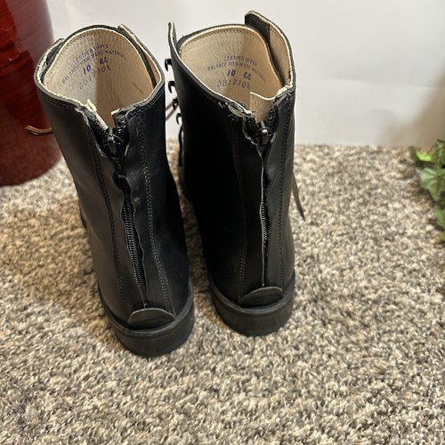 VTG Durango DB1730X Men Western Boots Black Leather 10 EE Heel Zipper NEW - Picture 6 of 9