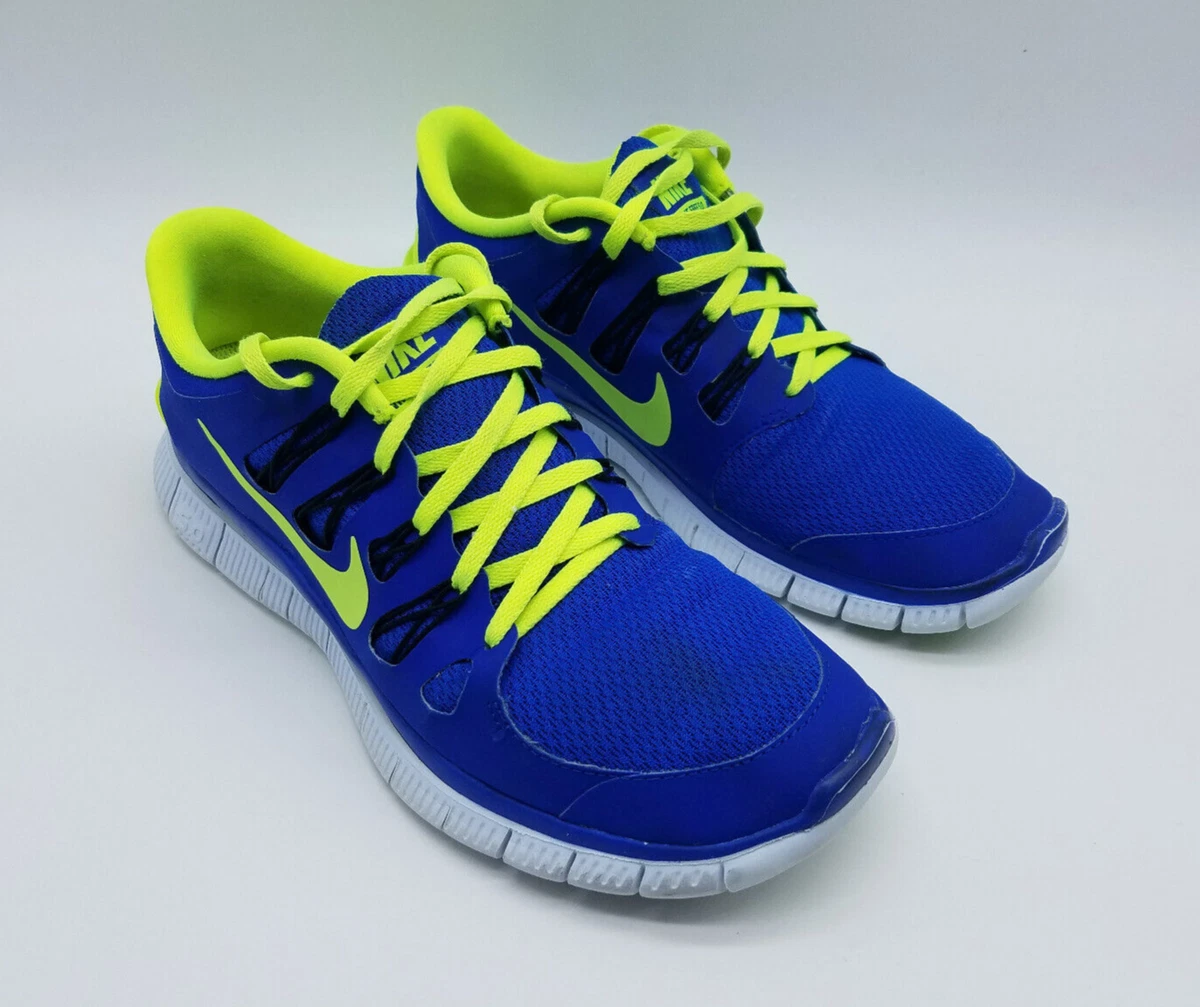 forbinde udelukkende spade Nike Free 5.0 Men&#039;s Size 8 Running Shoes Hyper Blue Volt Yellow | eBay