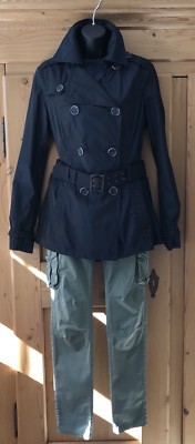 BREMA Trenchcoat Kurzmantel Jacke, Gr.38 (it 44) NEU + UNGETRAGEN
