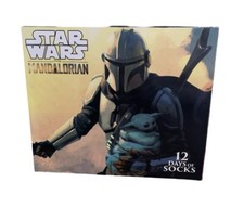 Star Wars The Mandalorian Sealed 12 Days of Socks Brand New Youth Sz 6-12