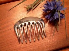 Alberto Juan Medium Sterling Silver Modernist Hair Comb