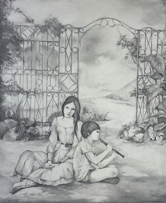 FABIANI, Susana - Vintage/New- ORIGINAL DRAWING FOR LITHOGRAPH!