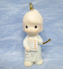 Vintage Christmas Ornament Precious Moments Teacher Grade A 1995 Enesco Gift